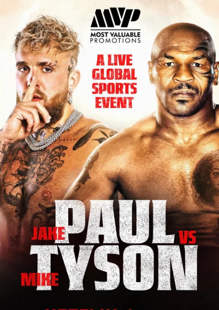 نزال Jake Paul vs Mike Tyson كامل